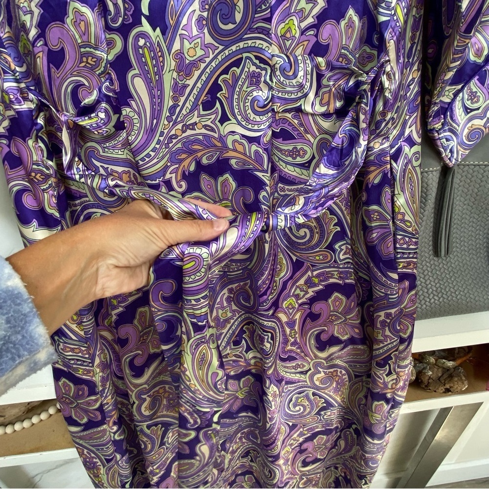 Enchanting Gypsy floral duster boho kimono / cover up resort vacay ready - Picture 5 of 9